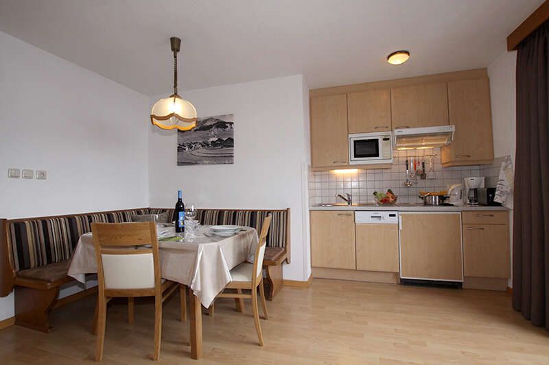 Küche in Ferienwohnung Haus Viktoria Tirol