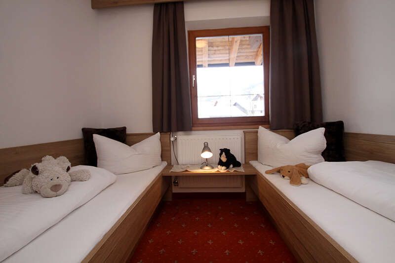 Single beds in the room Haus Viktoria Fiss